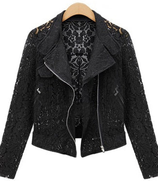 Lace Biker Jacket