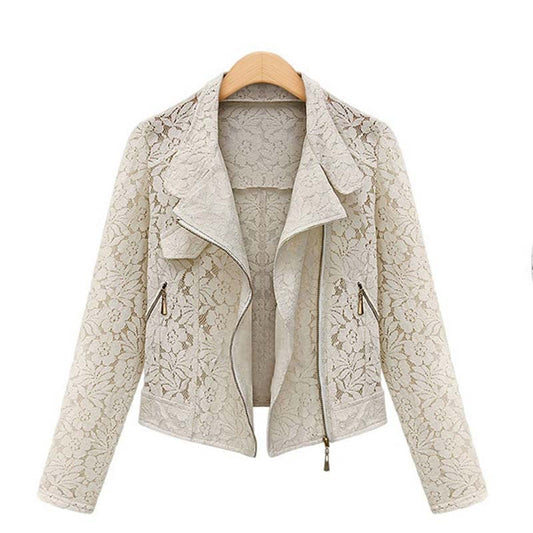 Lace Biker Jacket