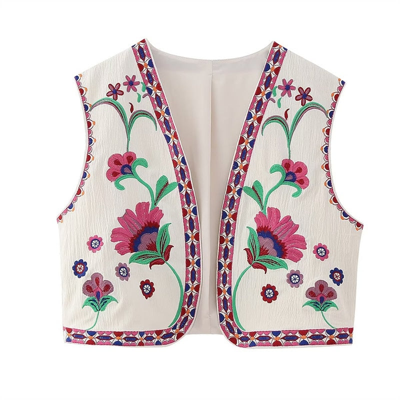 Vintage Embroidered Vest