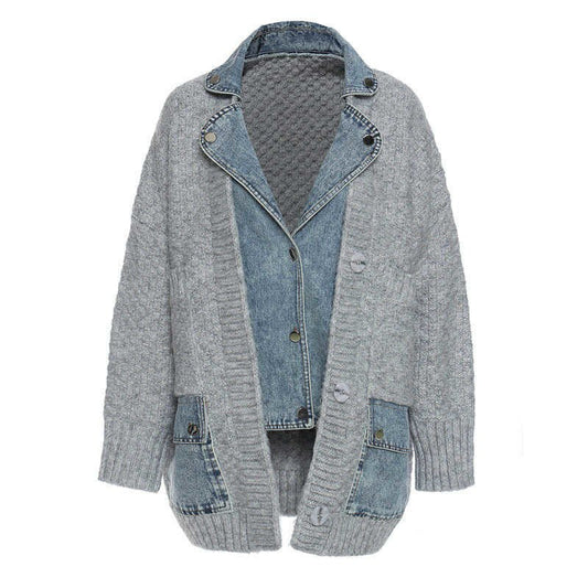 Knitting Denim Jacket