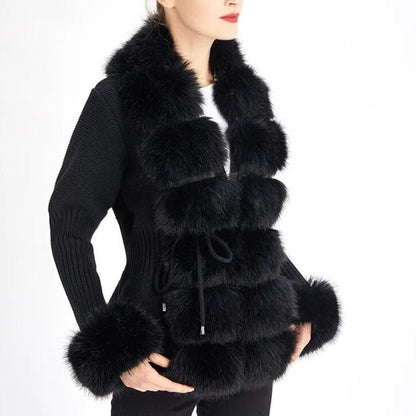 Giulia Fur Cardigan