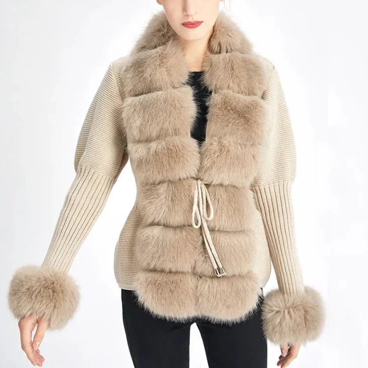 Giulia Fur Cardigan