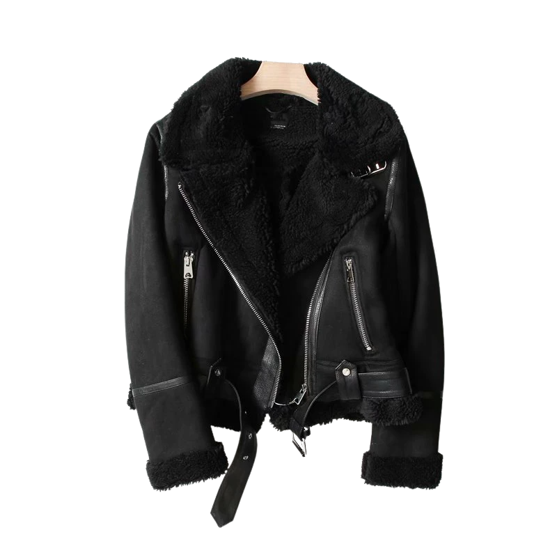 Sheepskin Suede Jacket