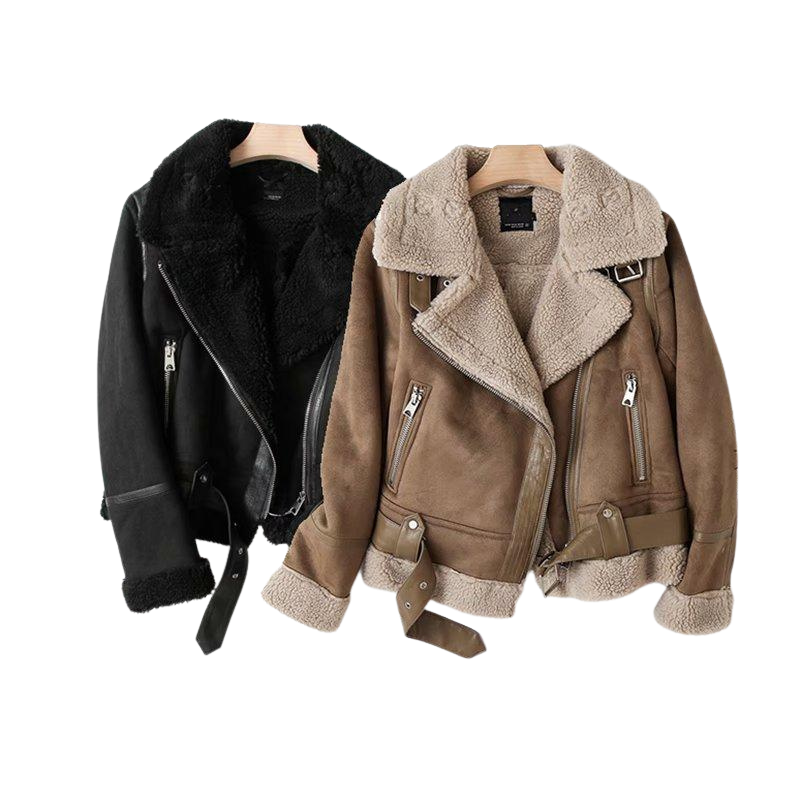 Sheepskin Suede Jacket