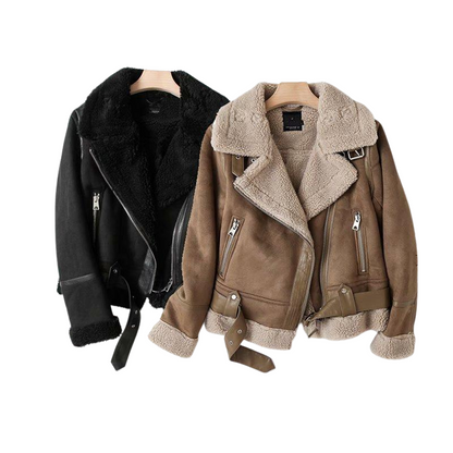 Sheepskin Suede Jacket