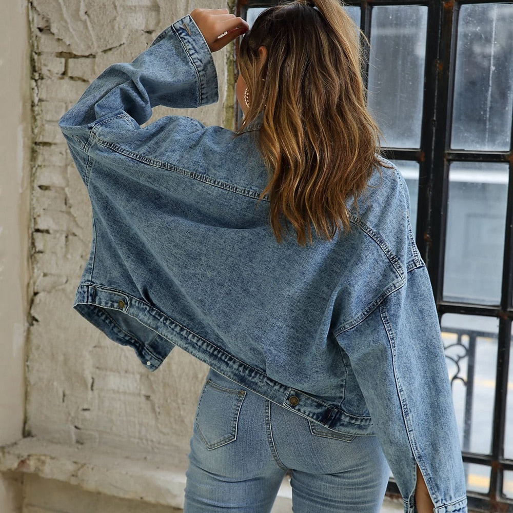 Oversized Boyfriend Denim Jacket