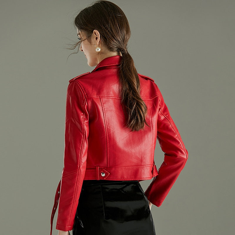 Soft Leather Rivet Jacket