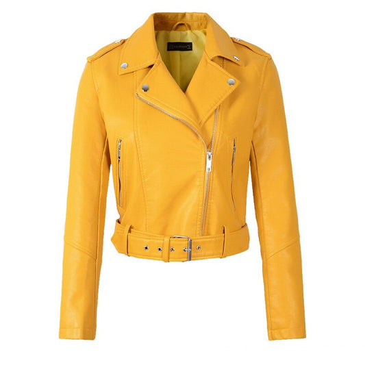 Soft Leather Rivet Jacket