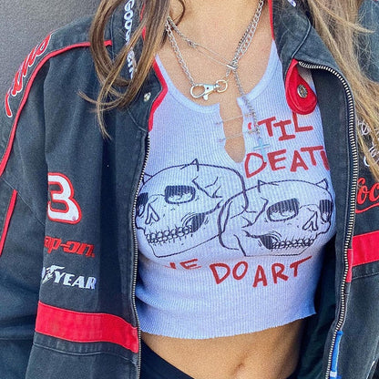 Til Death Crop Top