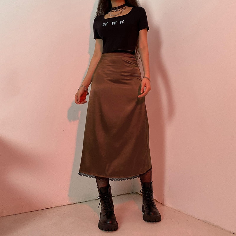 Aesthetic Long Skirt