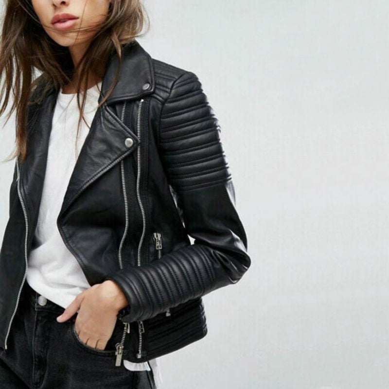 Biker Daniella Leather Jacket