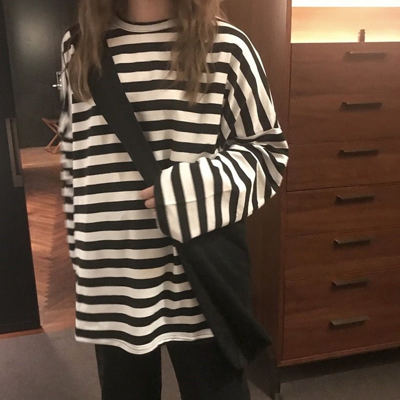 Striped Long Sleeve Top