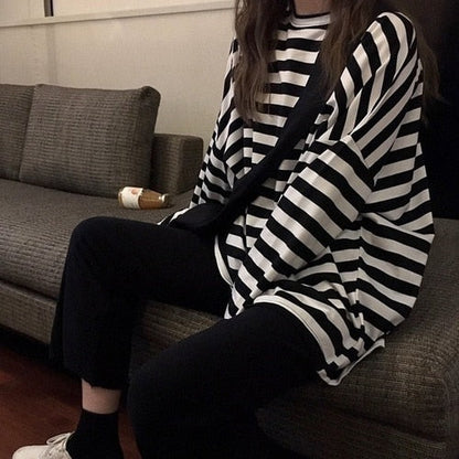 Striped Long Sleeve Top