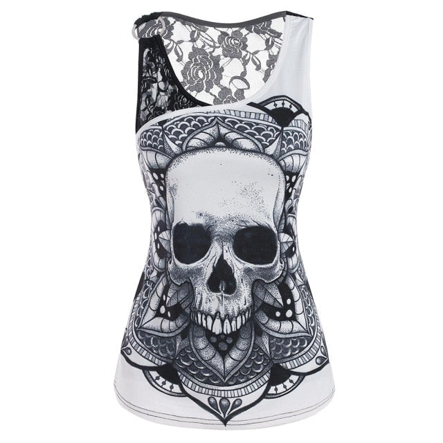 Skull Graphic Top