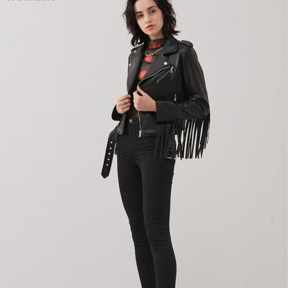 Fringe Ellen Leather Jacket