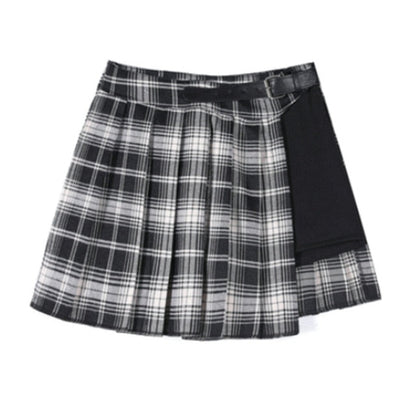 Pleated Mini Skirt