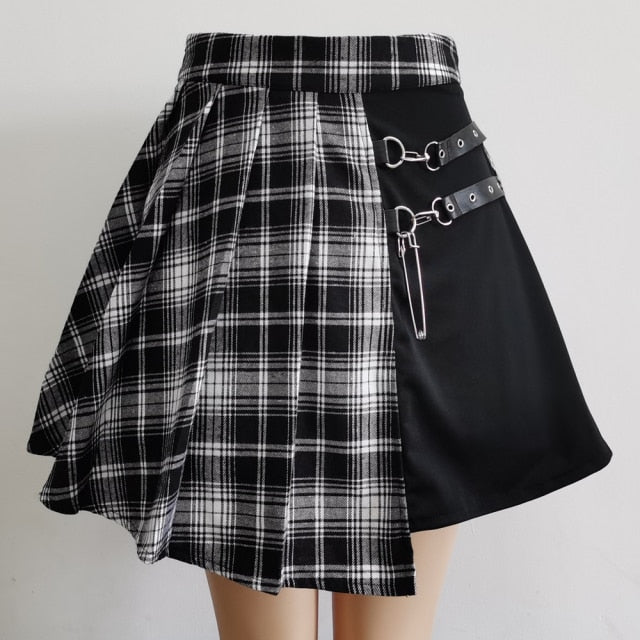 Pleated Mini Skirt