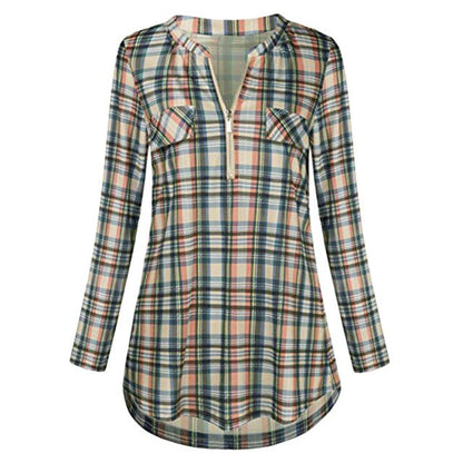 Plaid Tunic