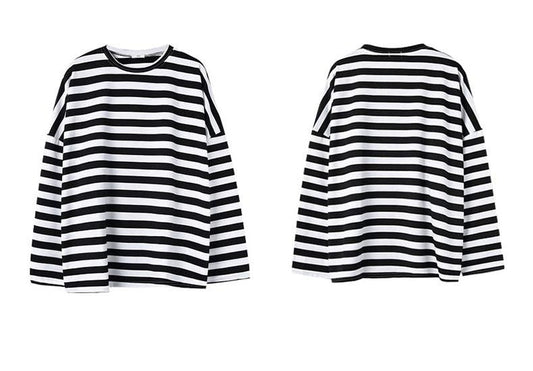 Striped Long Sleeve Top