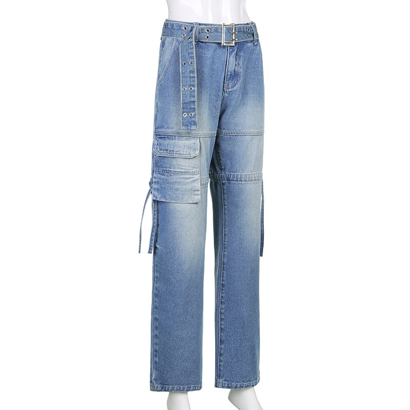 Aesthetic Sashes Jeans