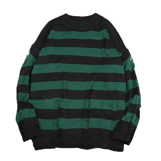 Striped Loose Sweater