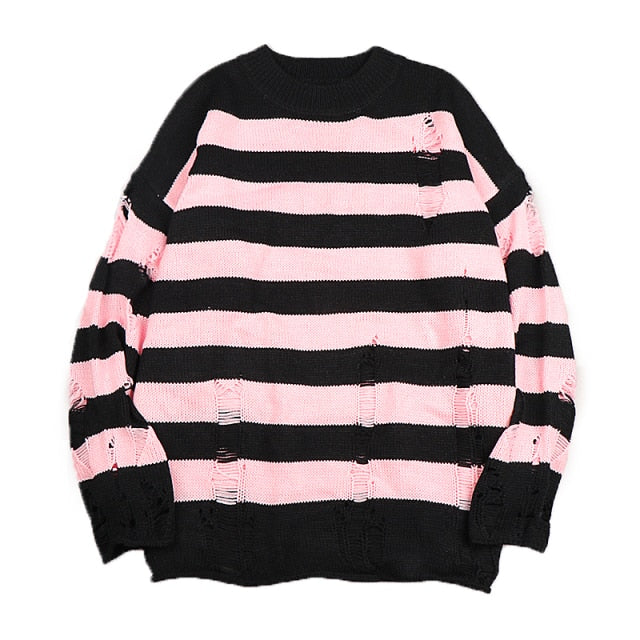 Striped Loose Sweater